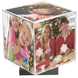 Spinning Photo Cube Frame