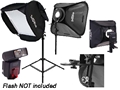 Portable Flash Soft Box Photo Kit