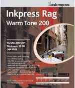 Inkpress Rag Warm Tone 200 Inkjet Paper