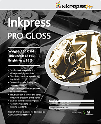 Inkpress Pro Gloss Inkjet Paper
