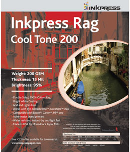 Inkpress Rag Cool Tone 200 Rolls