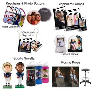 Photo Novelty • Keychains • Props